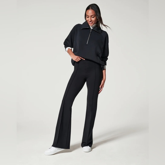 Spanx The Perfect Pant Hi-Rise Flare Ponte pull on stretch pant MP - Picture 1 of 14